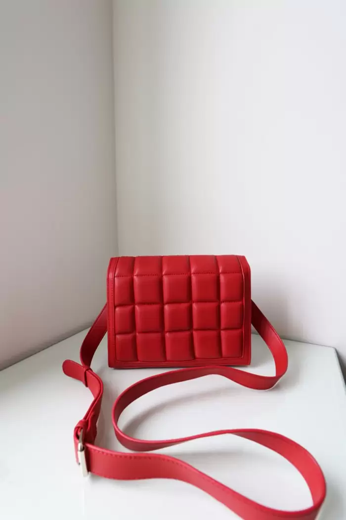 NZ$80 Crossbody Bag in quilted blocks